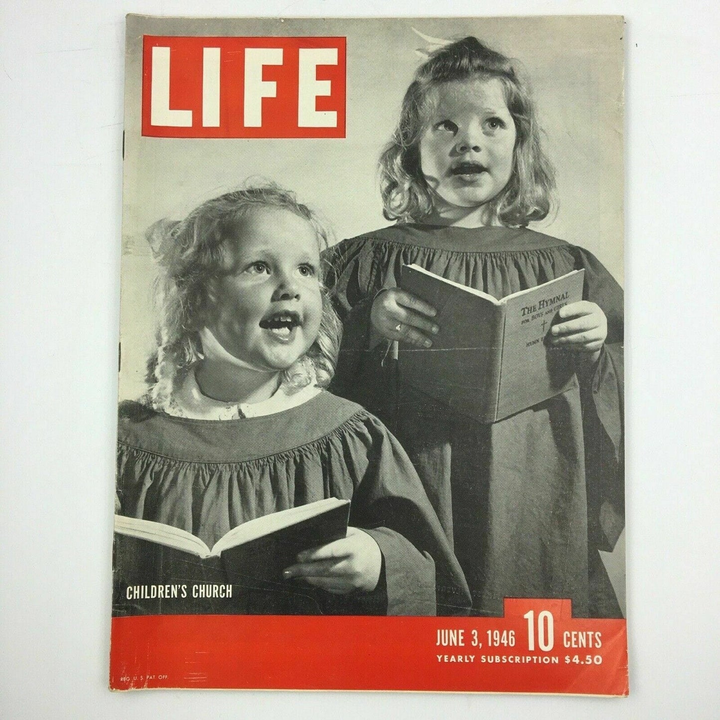 Rare Childrens Church Issue Vintage Life Magazine June 3, 1946