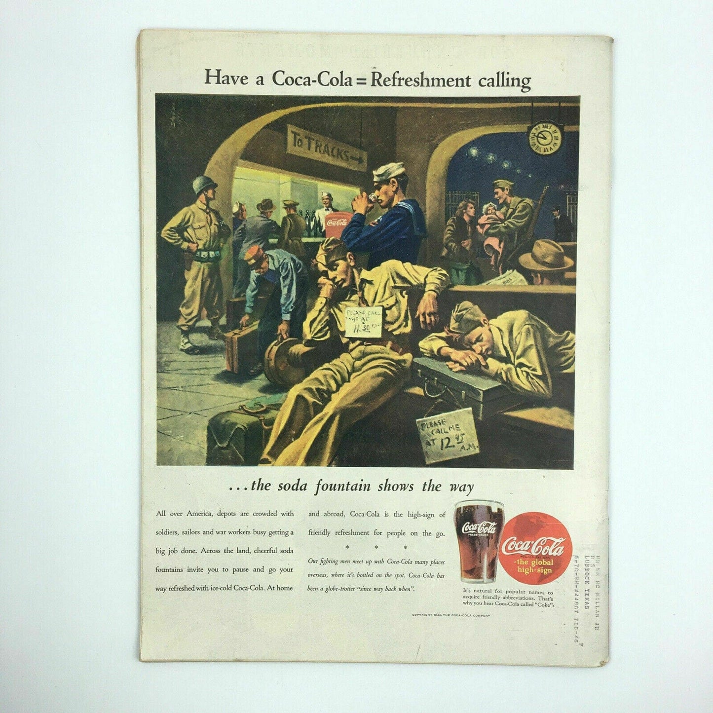Rare & Classic Thanksgiving Issue Vintage Life Magazine - November 20, 1944