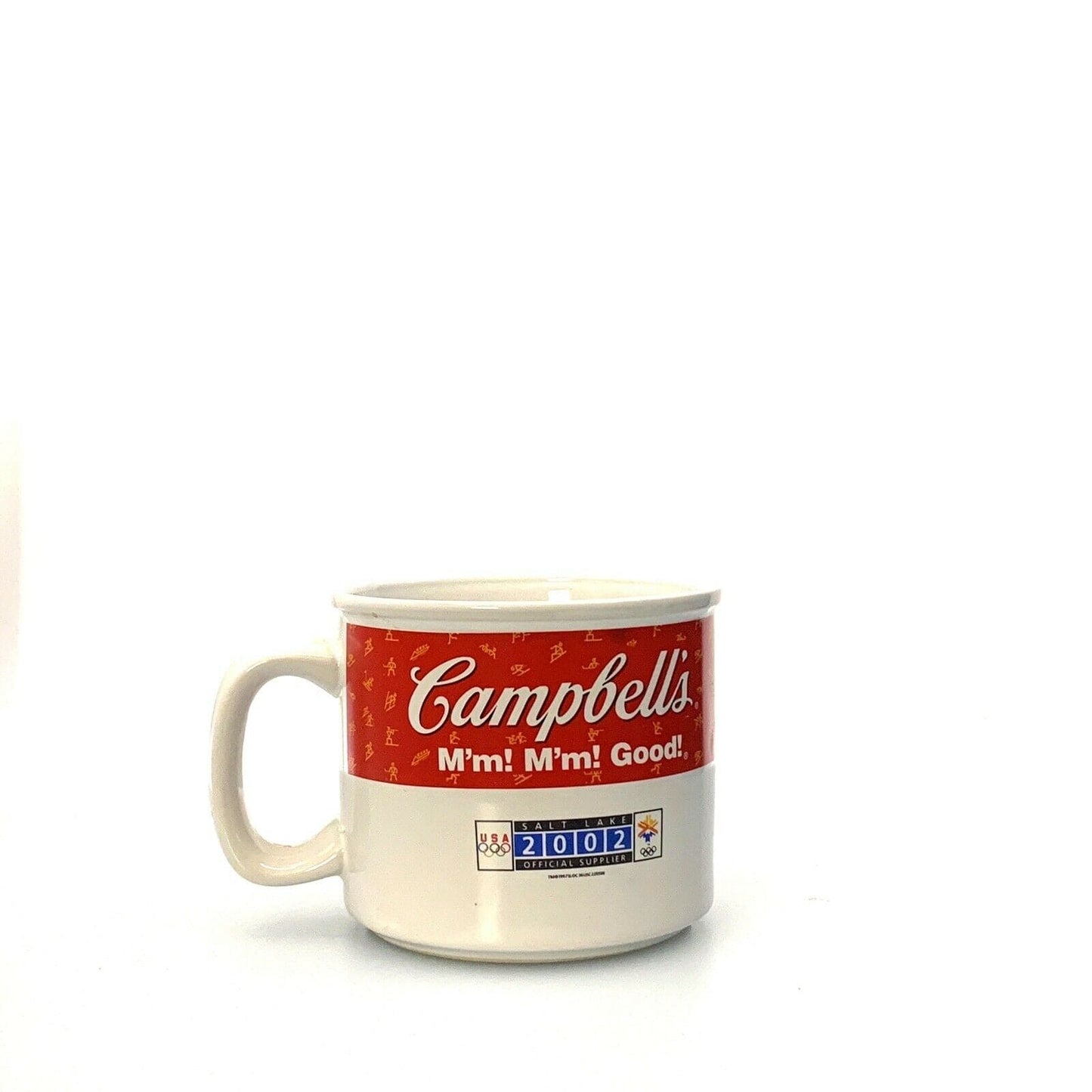 Campbell’s Soup 2002 Salt Lake City Winter Olympics Collectible Soup Mug, Skater