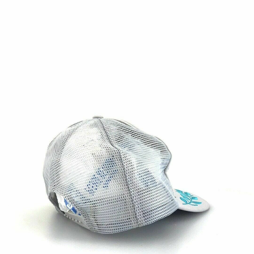 Vintage Maui Hawaii Trucker Hat - Stylish Gray Blue Snapback Cap