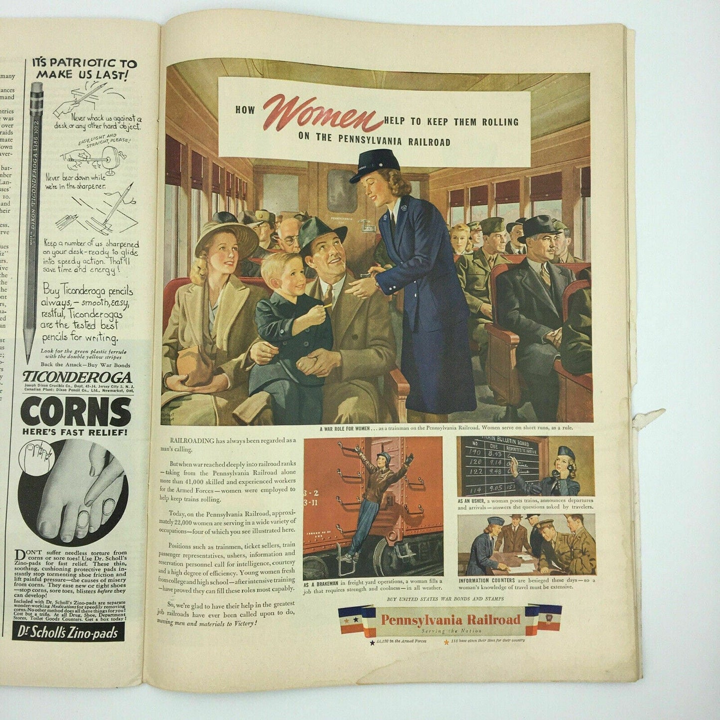 Berlins Bomber Air Marshal Harris Vintage Life Magazine April 10, 1944