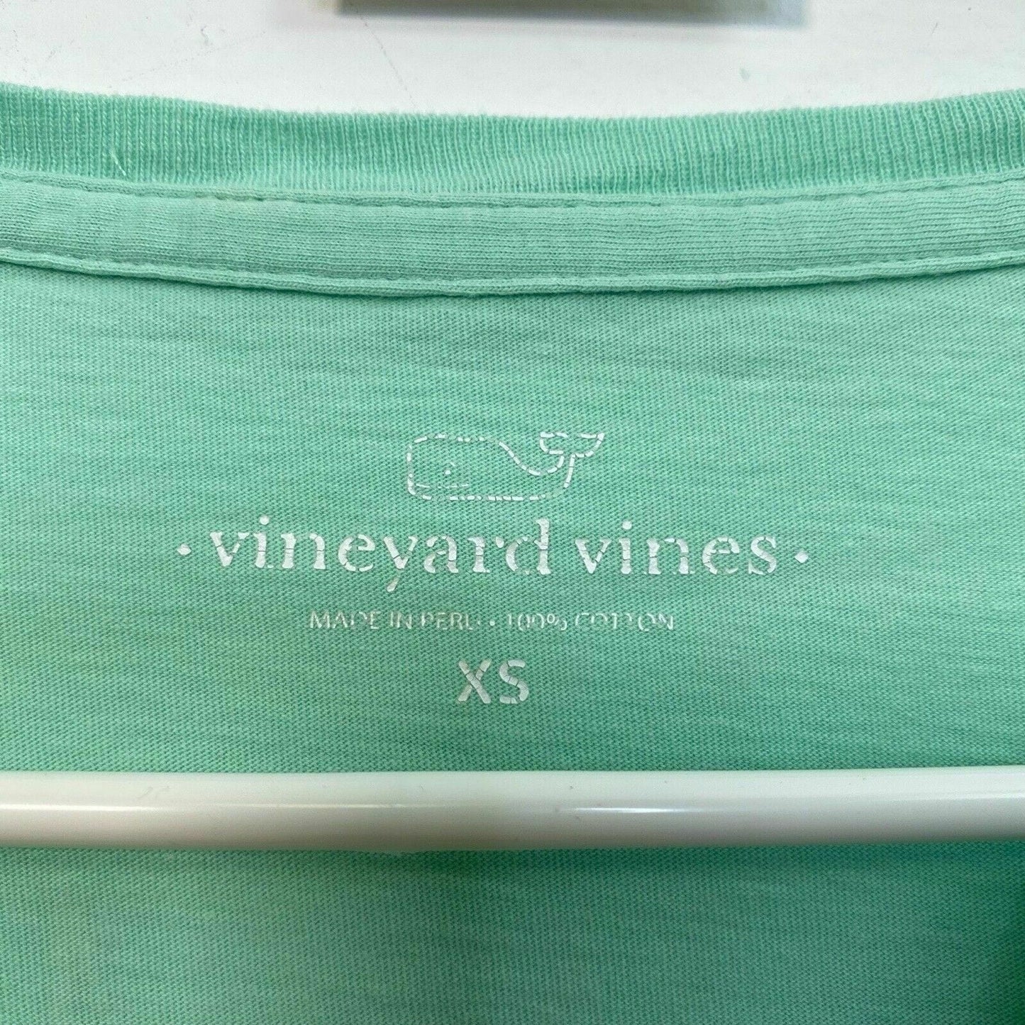 Captivating Vineyard Vines Womens T-Shirt Mint Green Long Sleeve XS