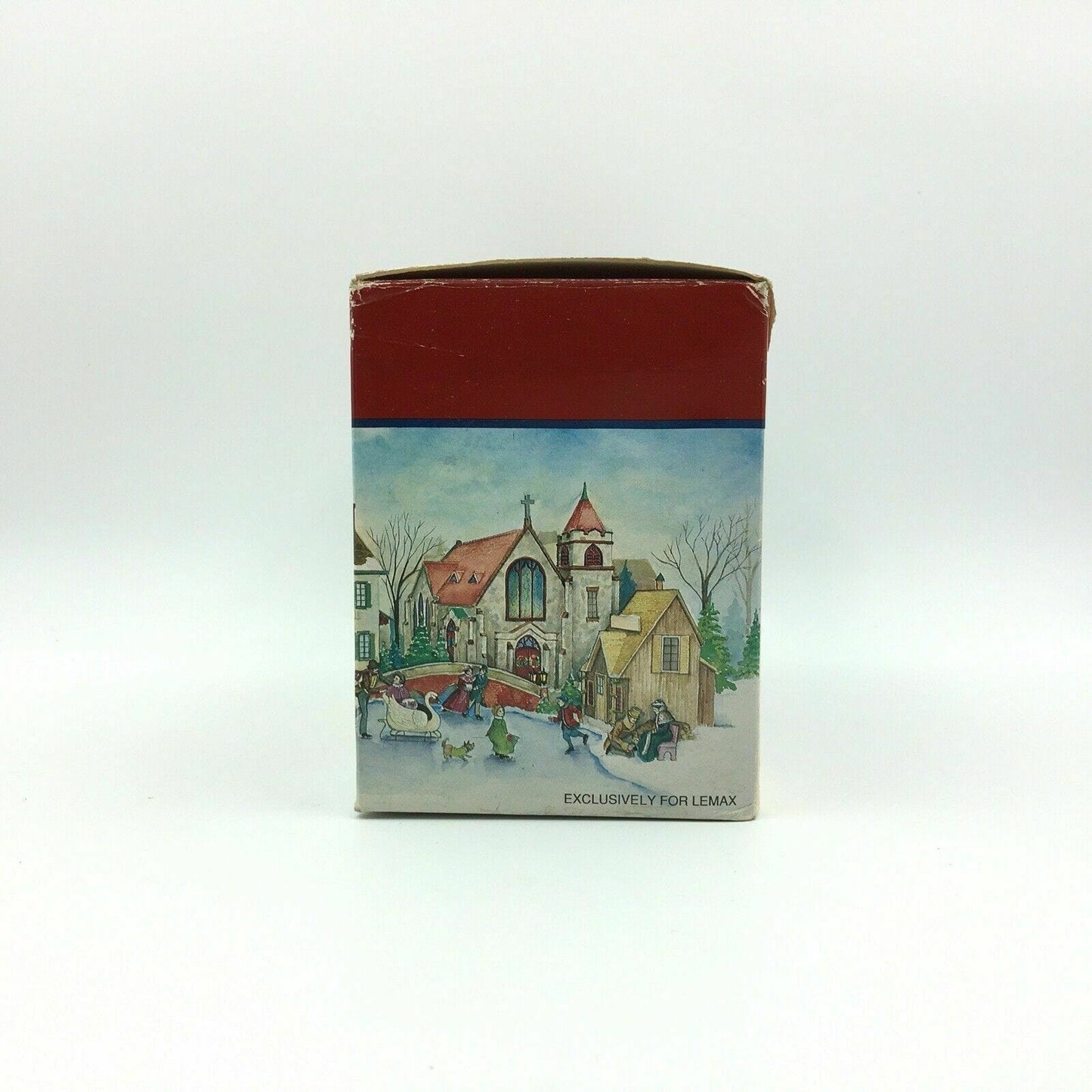 Charming Lemax Village Collection Porcelain Milk Wagon Set 1994 RETIRED Rare