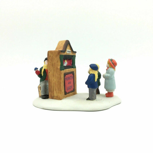 Charming Lemax Porcelain "Punch & Judy" Table Accent - Vintage-inspired - Very Good - 33" - Used - Unisex - Seasonal Village Sets & Accessories