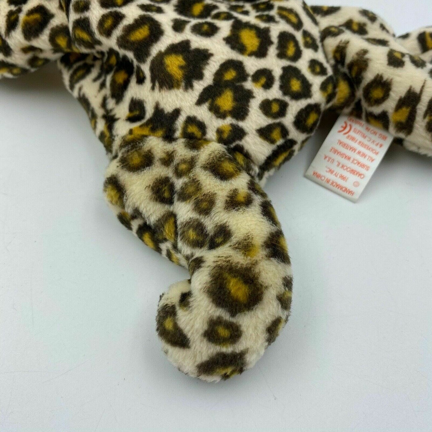 Nostalgic Ty Original Beanie Babies Freckles The Leopard Plush Toy 1996 Excellent Cond. Vintage