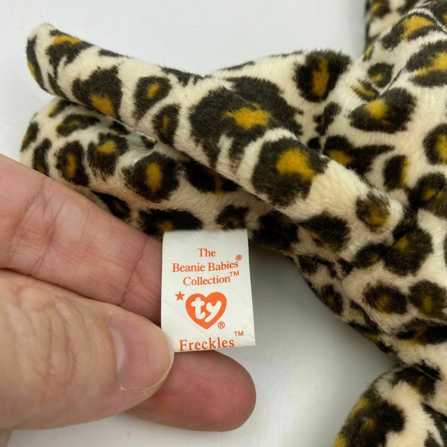 Ty Original Beanie Babies Freckles The Leopard Plush Toy 1996 Excellent Cond. Vintage