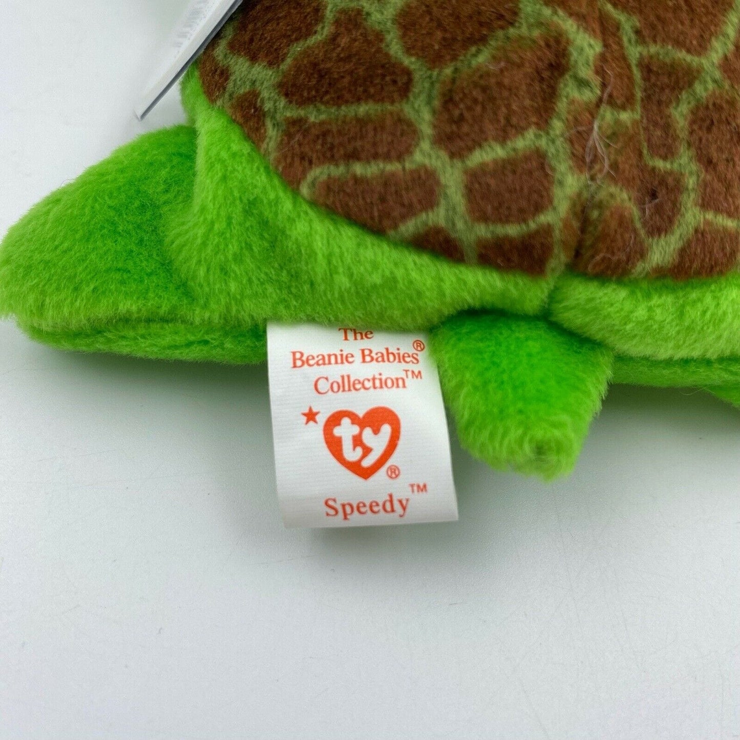 Nostalgic Ty Original Beanie Babies Speedy Turtle Plush Toy Excellent Cond. 1993