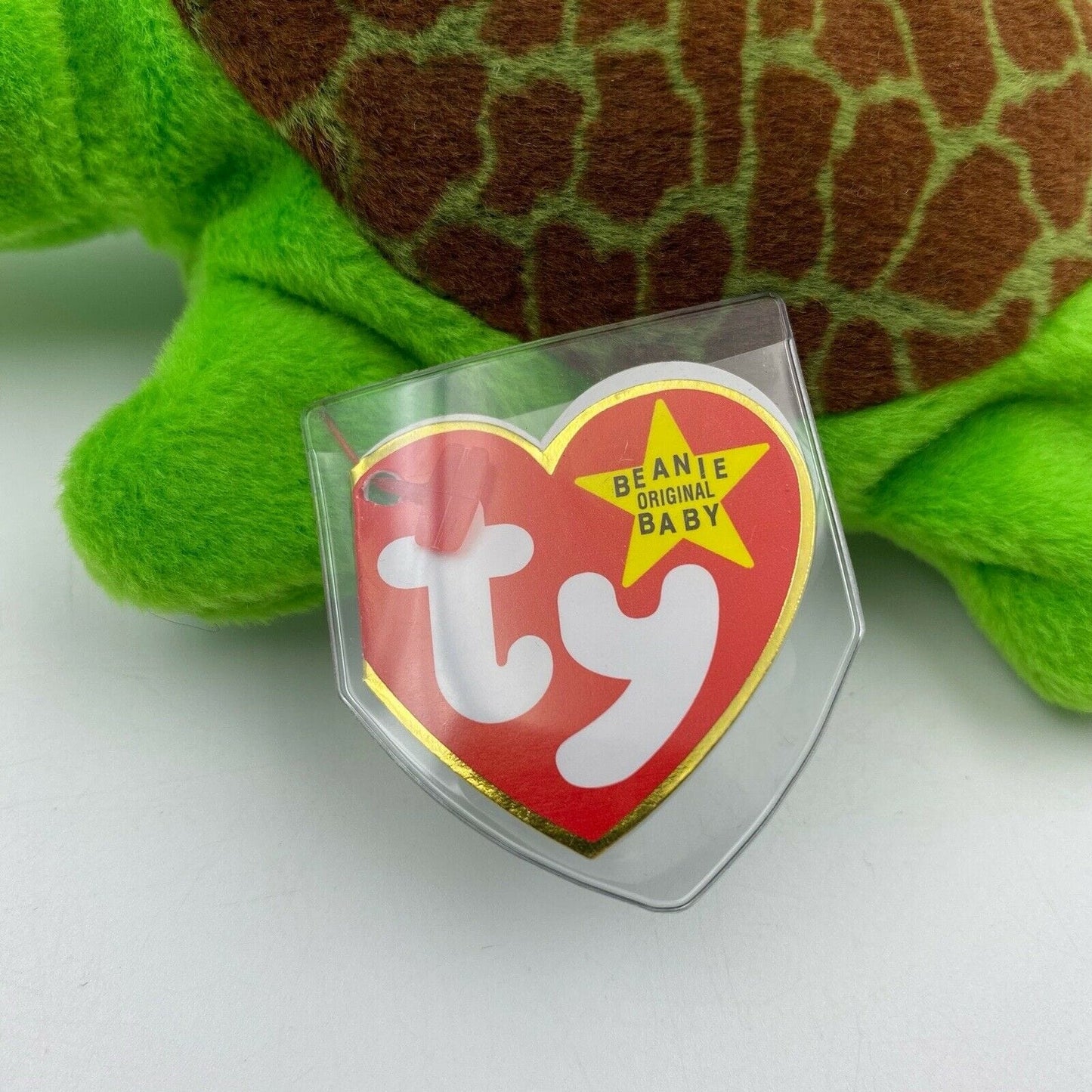 Nostalgic Ty Original Beanie Babies Speedy Turtle Plush Toy Excellent Cond. 1993