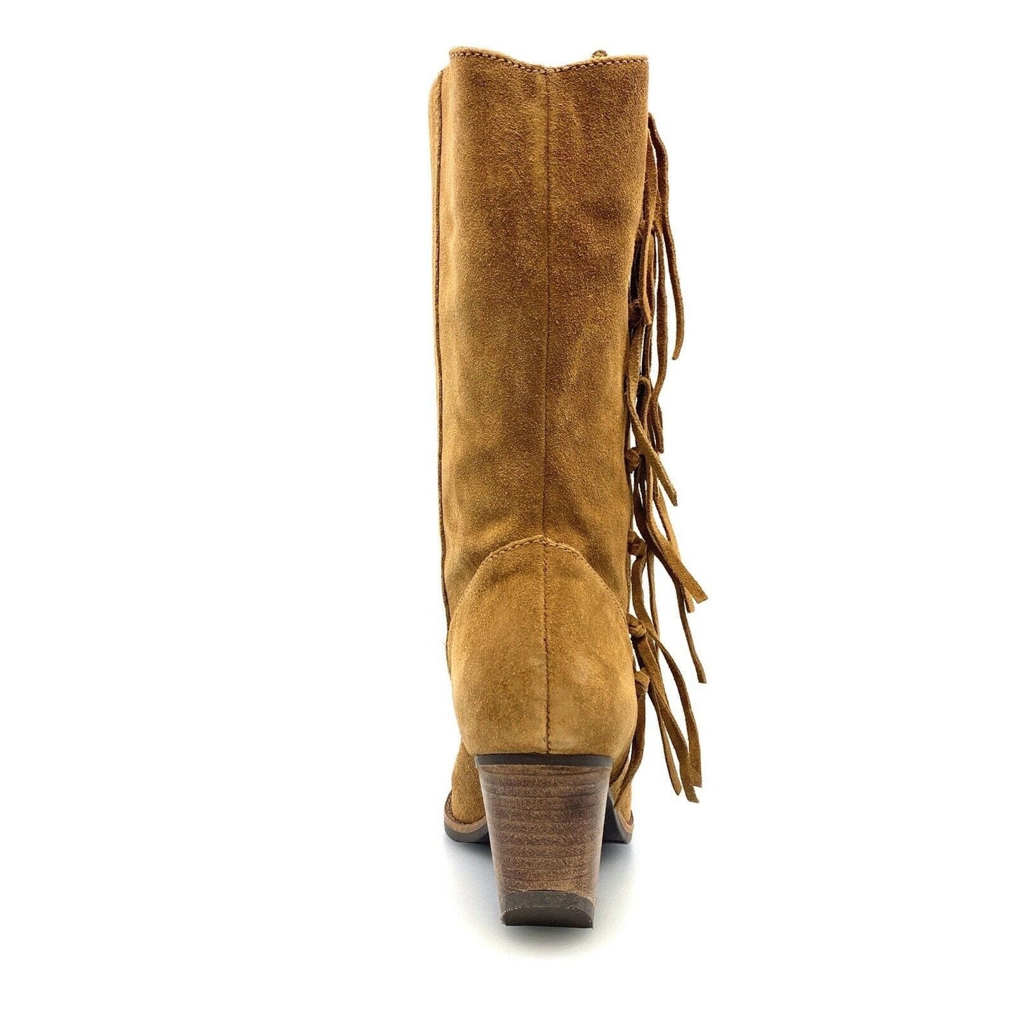 Matisse | Womens Suede “El Paso” Fringe Boots | Color: Beige | Size 6.5M | NIB