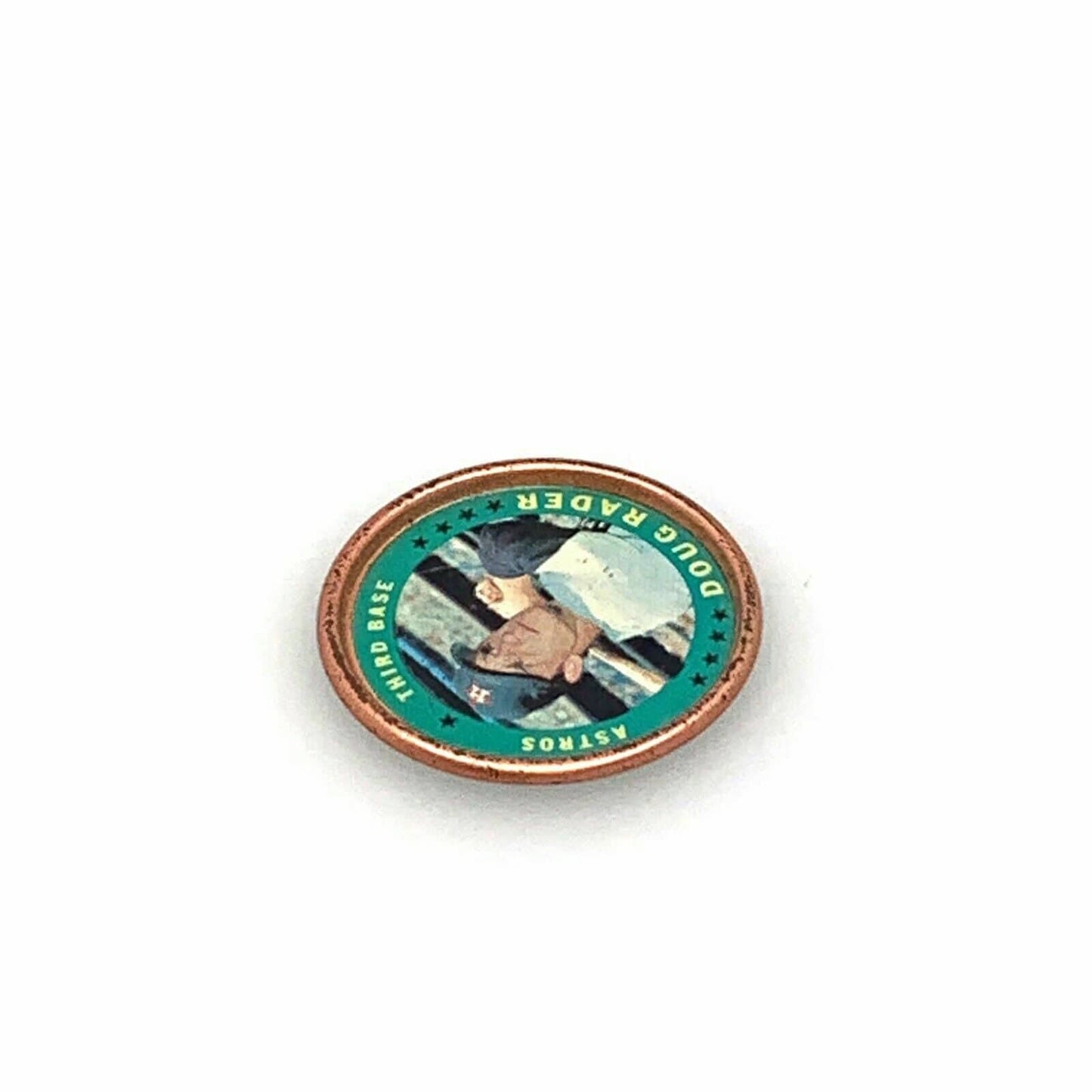 Topps Baseball Coin Pin #17 Doug Radar Houston Astros MLB 1966