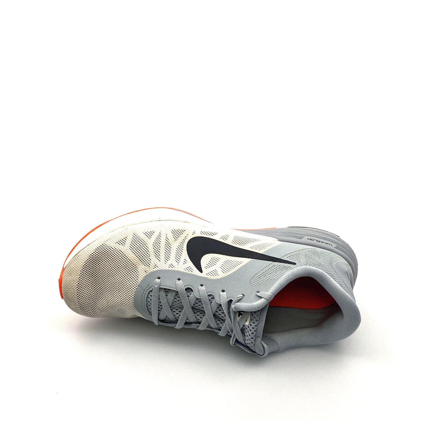 Nike Lunarlon Lunar Launch Womens Size 11 Gray Running Shoes 654916-101