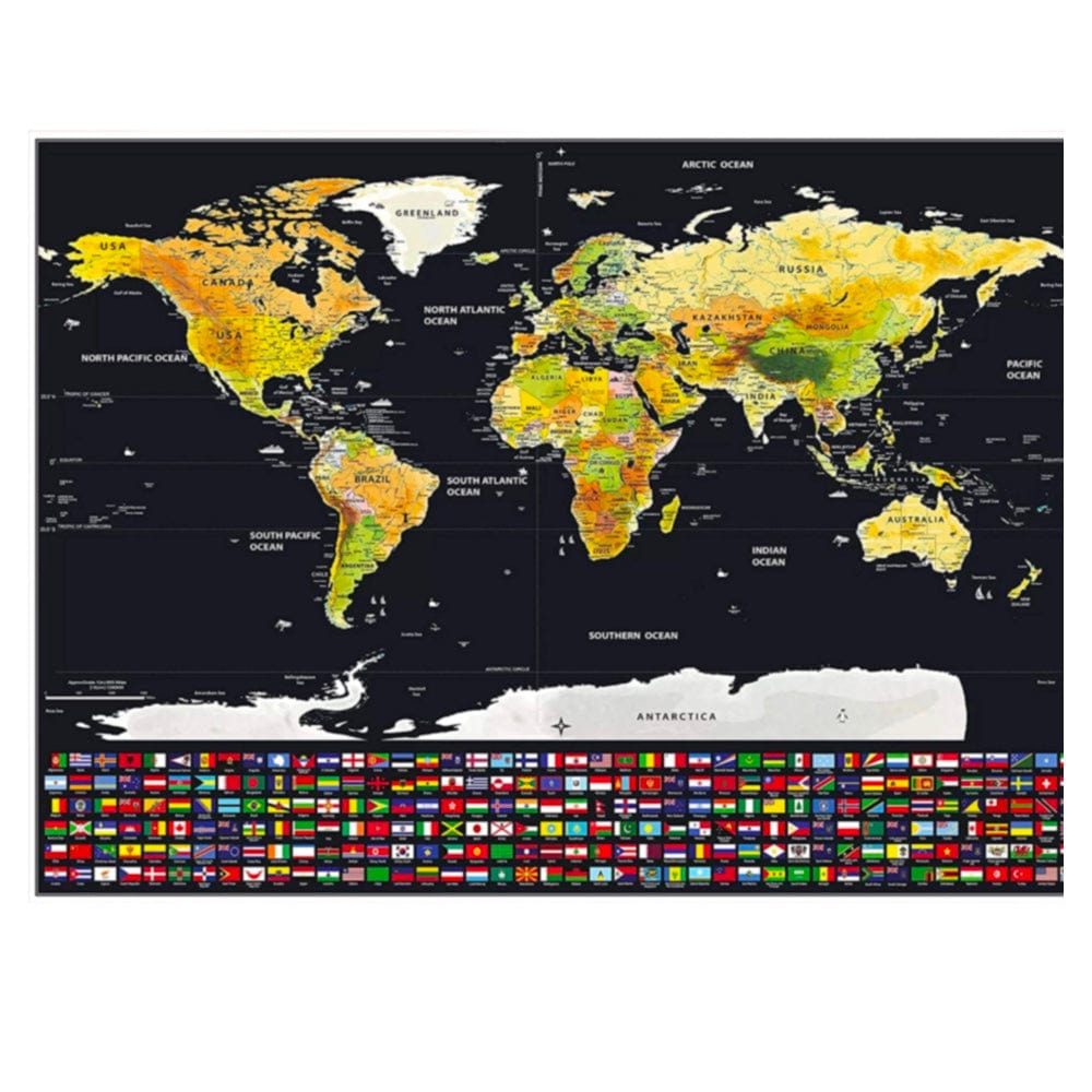 Cool World Map With Countries