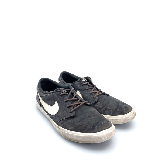 Nike Skate Size 11.5M Gray Skateboarding Shoes SB Portmore Mens Canvas