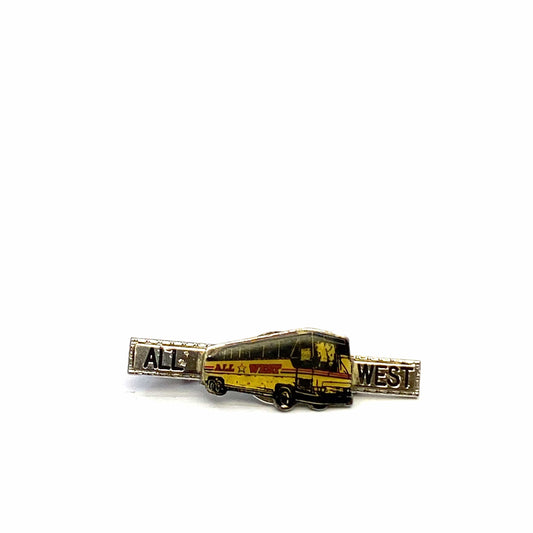 Vintage ALL WEST Bus Drivers Lapel Pin
