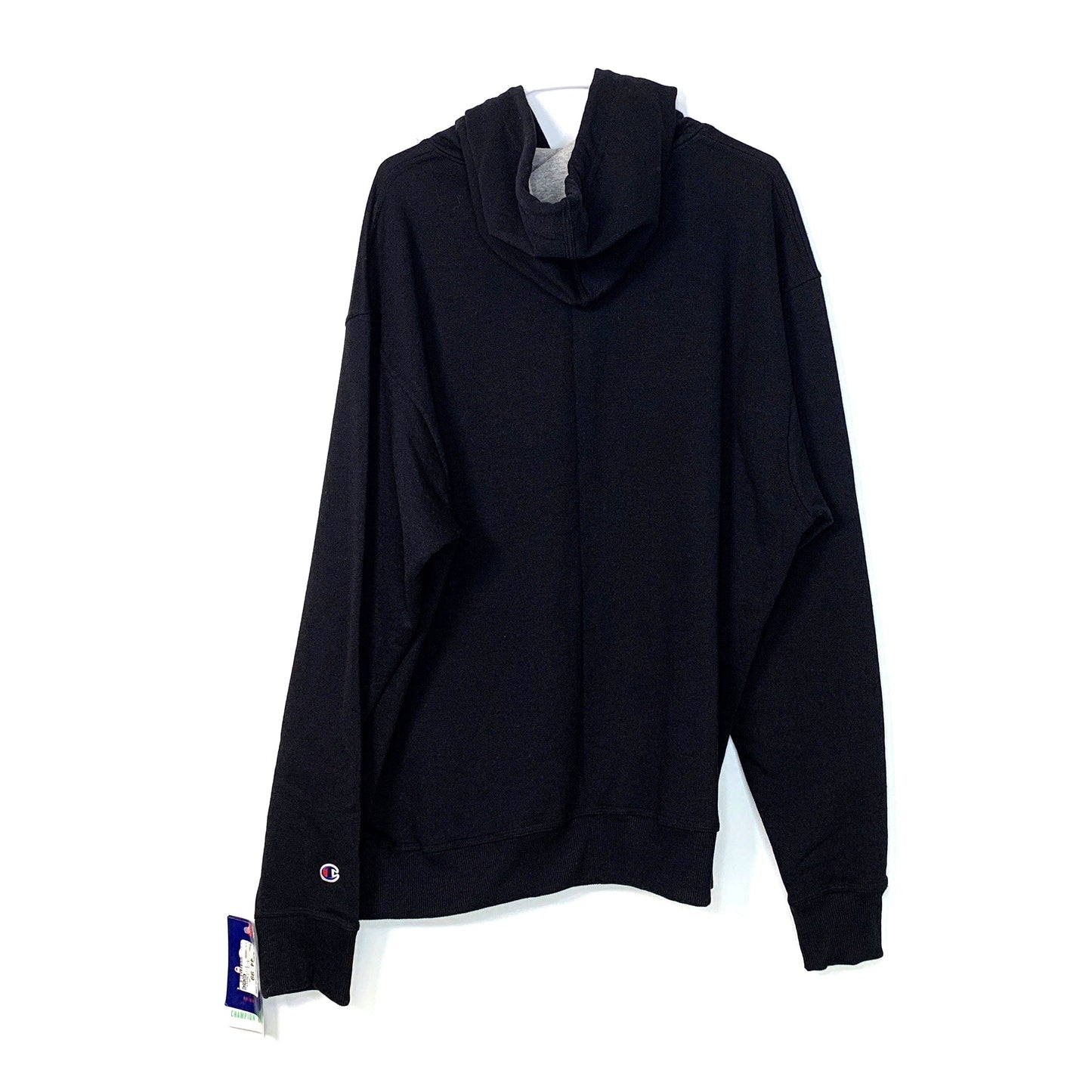 Champion Womens Size XL Black Hoodie Sweatshirt Fleece Long Sleeve NWT