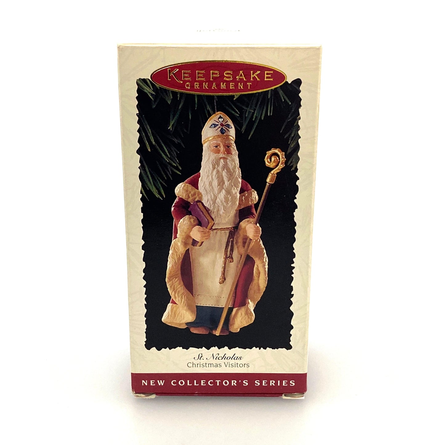 Hallmark Keepsake Ornament Saint NicholasFigurine Christmas Tree 1995