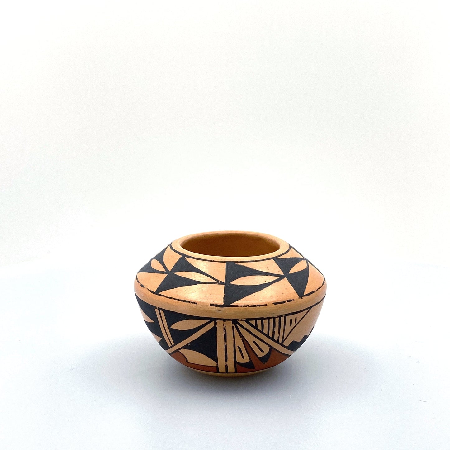 Native American Hopi Painted Polychrome Pottery Bowl