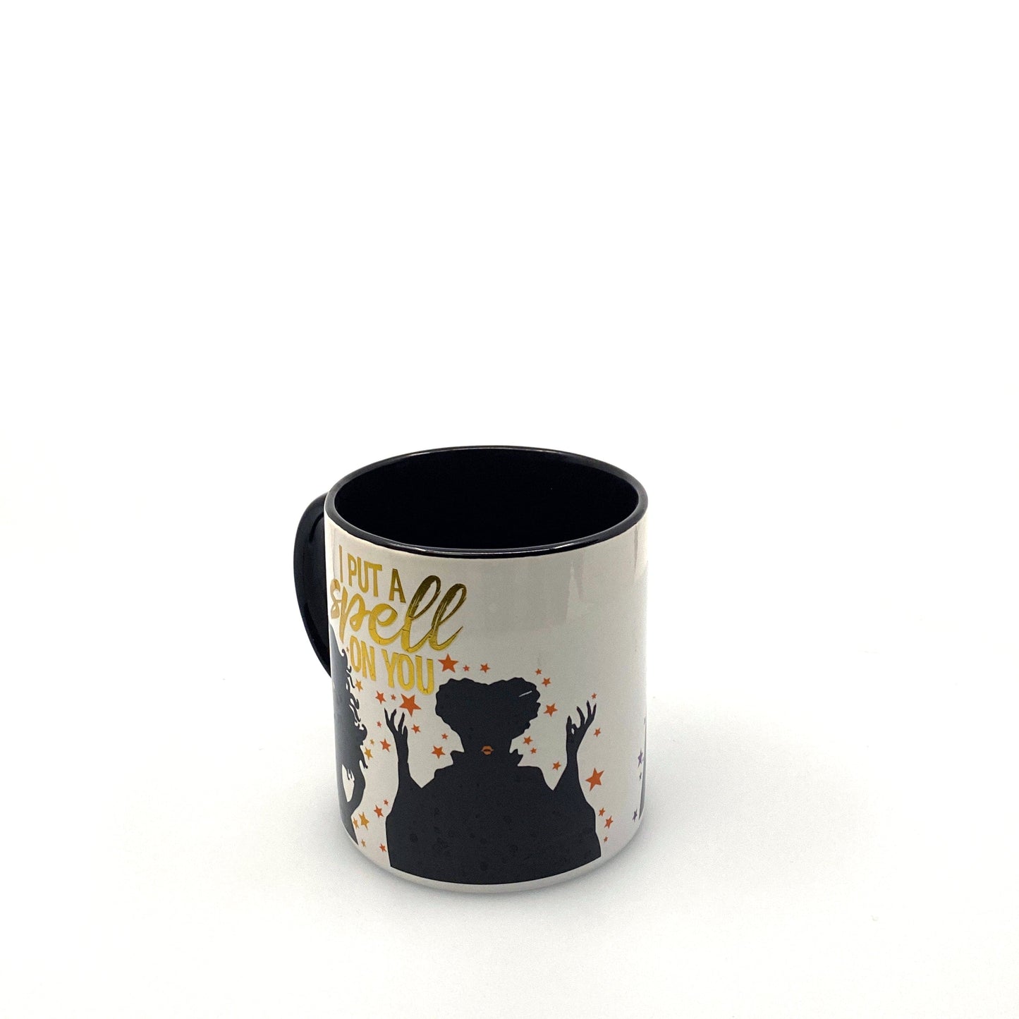 “I Put A Spell On You…And You’re Mine” Ceramic Coffee Cup Mug, Black - 12oz