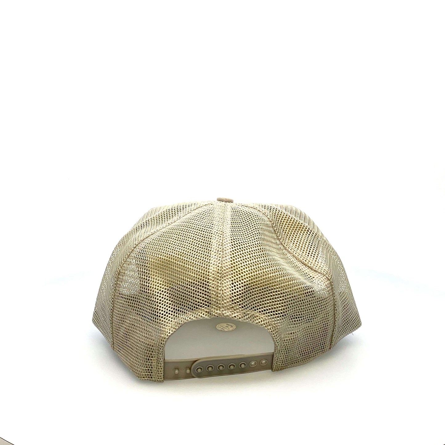 Vintage Nova MIDWEST HYDRAULIC Beige Foam Mesh Trucker Hat SnapBack OS