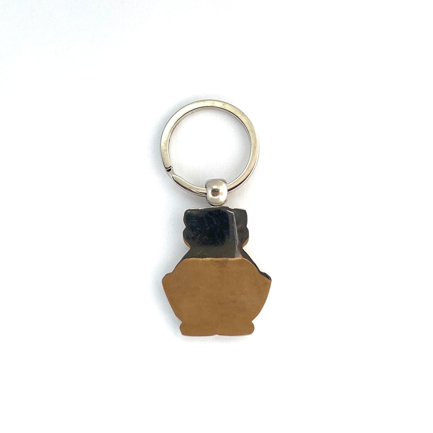 “Canada” Maple Leaf Flags Silvertone Frog Souvenir Keychain Key Ring Metal Charm
