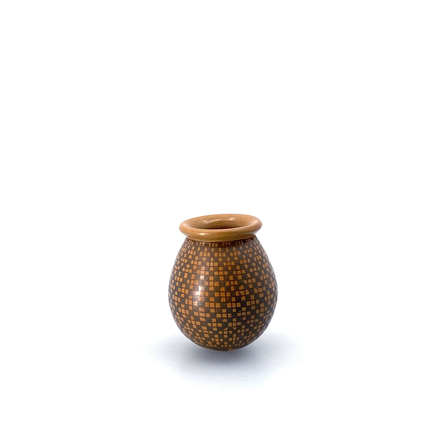 Miriam Ortega Seed Pot Mata Ortiz Casas Grandes Black Brown Square