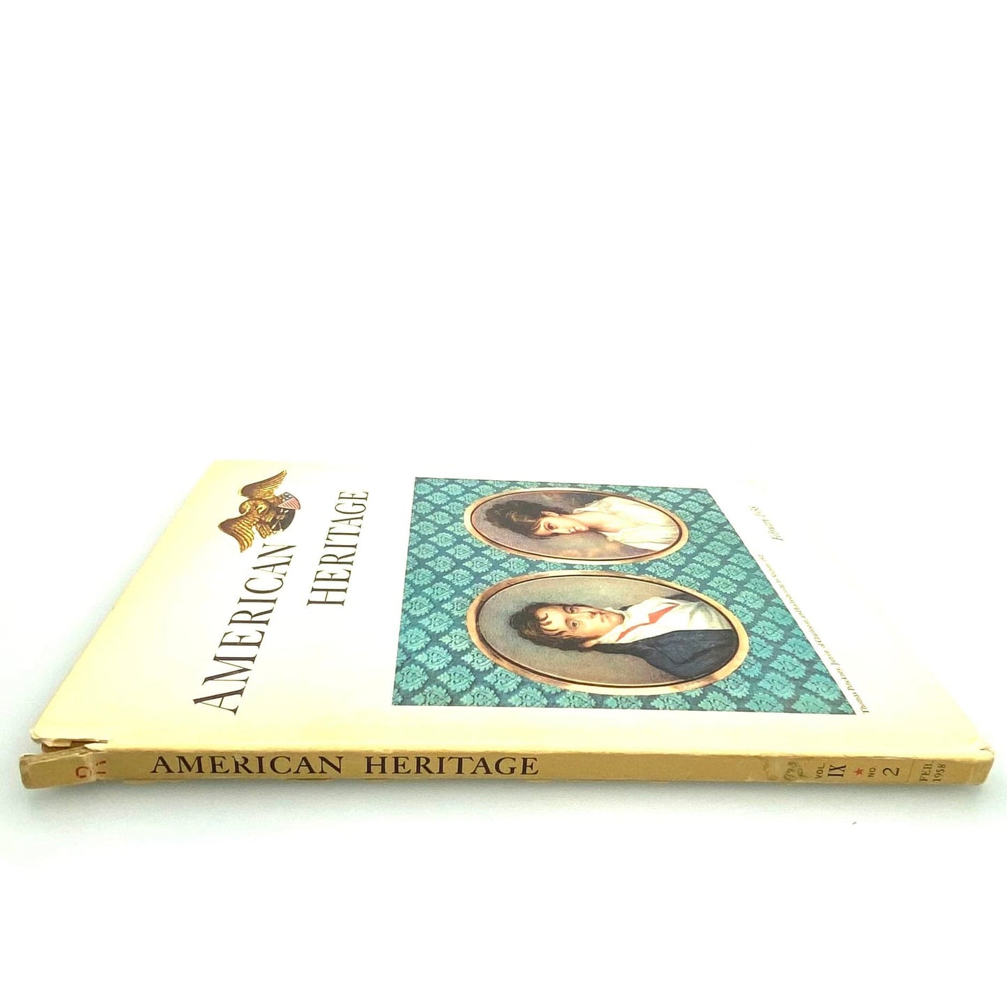 Vintage American Heritage Volume IX No 2 February 1958 Hardcover History Book