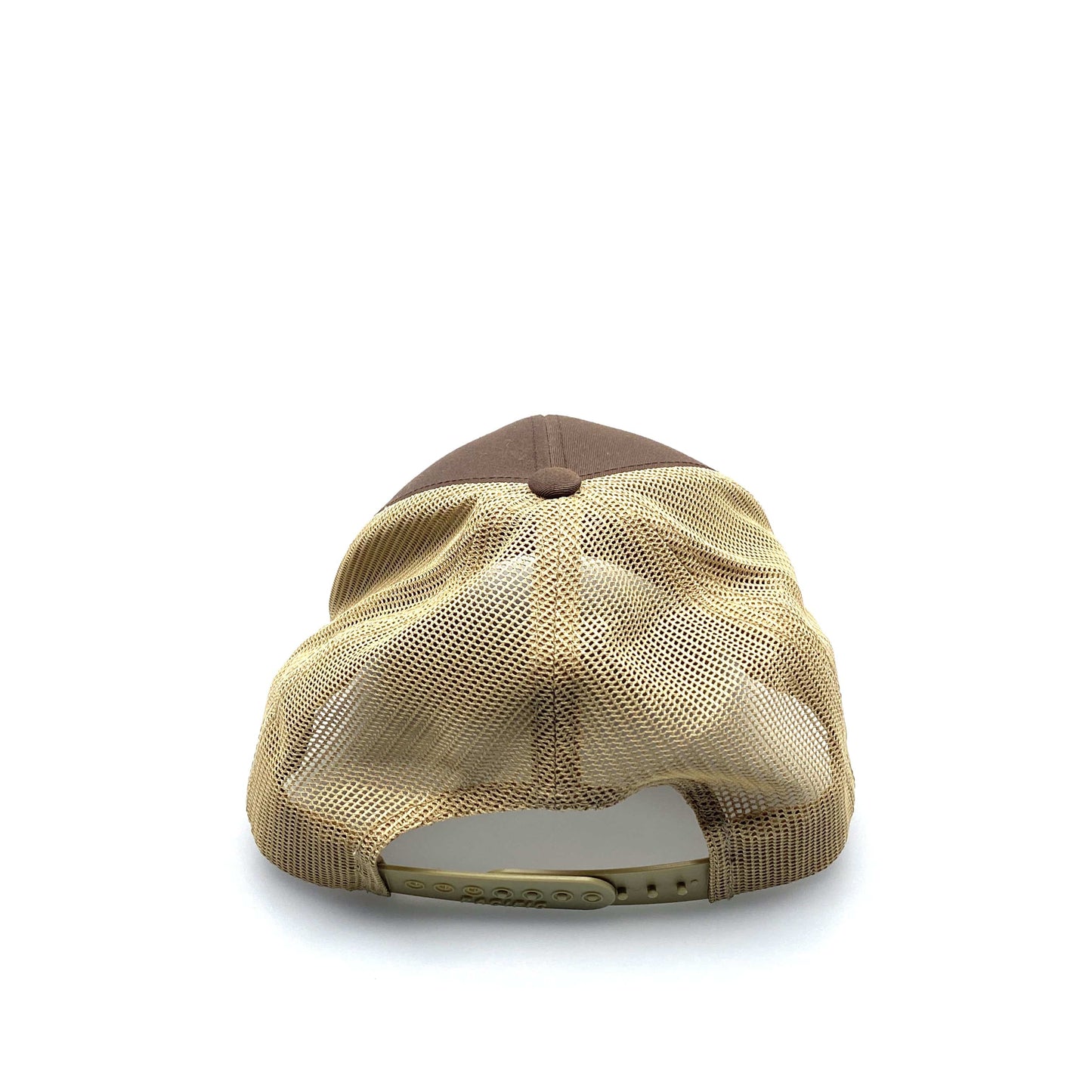 Pacific Headwear L-H Manufacturing Mens Trucker Hat SnapBack OS Brown Beige Baseball Cap