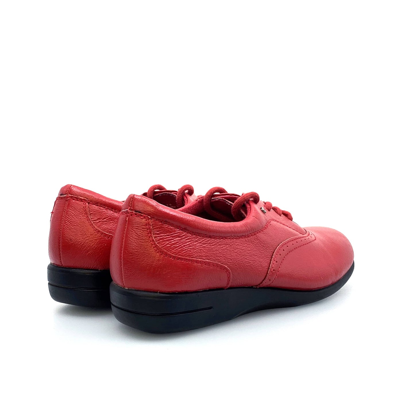 Easy Spirit Womens Shoes Size 7M ESMotion Red Leather Anti-Gravity Comfort