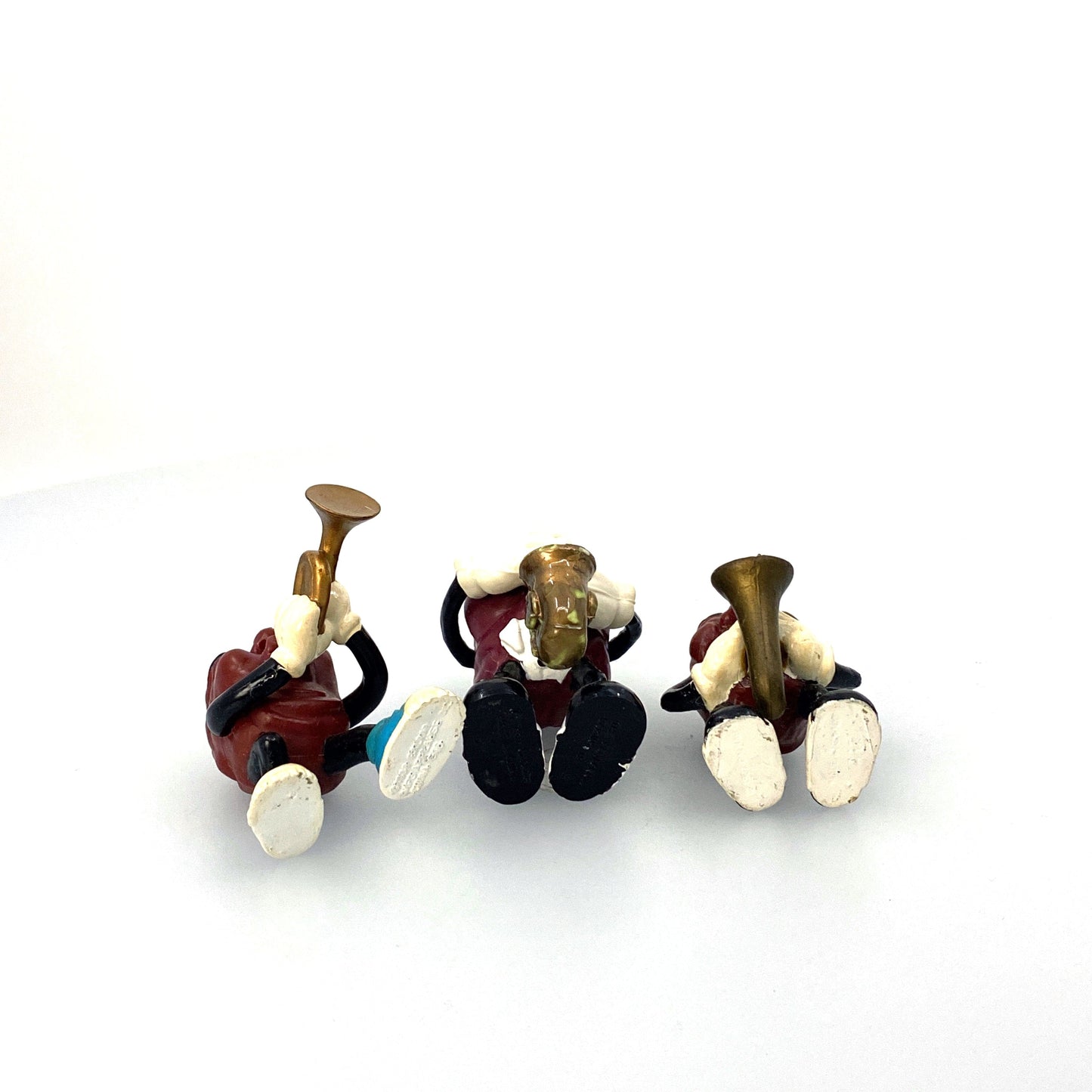 Vintage California Raisins Collectible Figurines - (3) Musicians