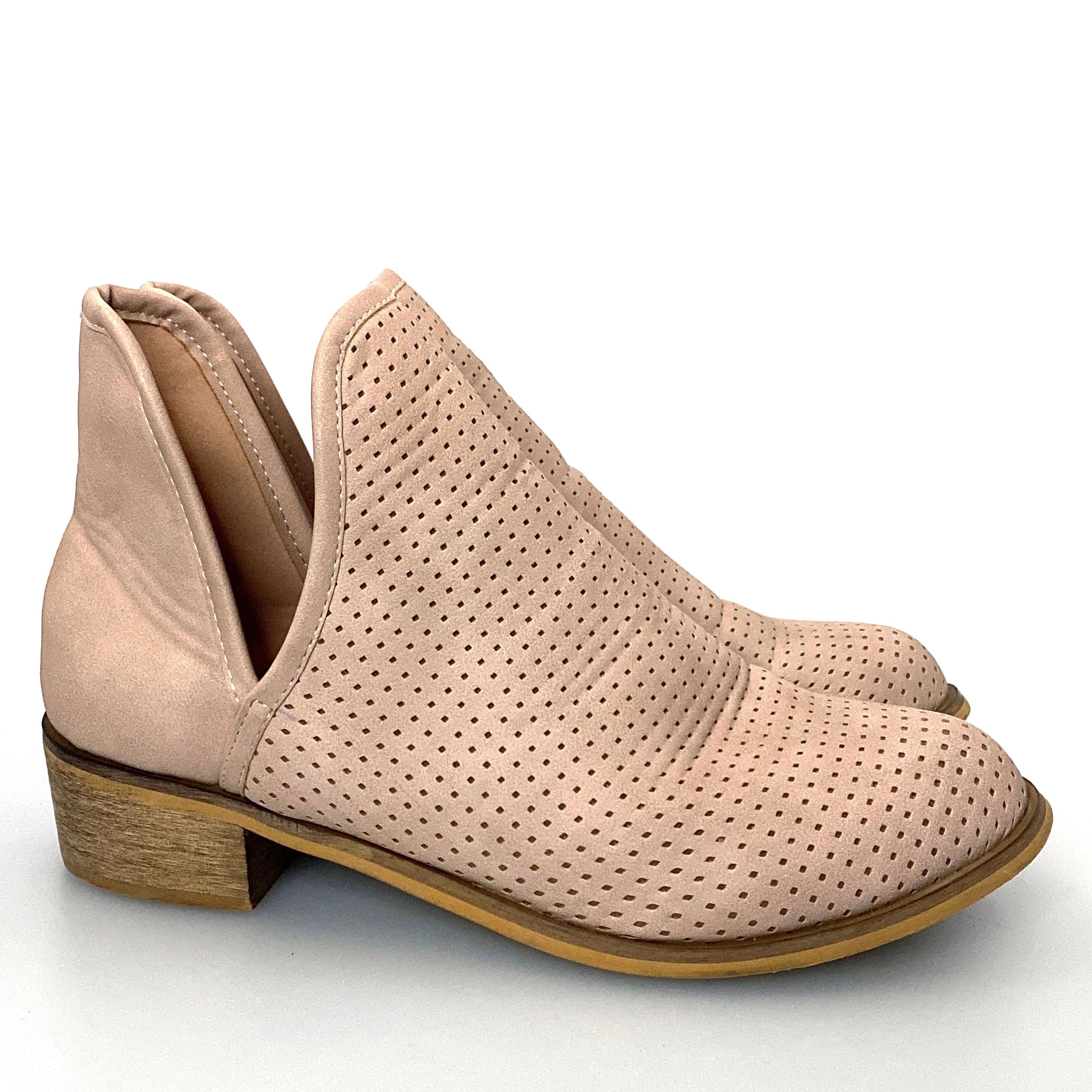 Blush colored women's on sale booties