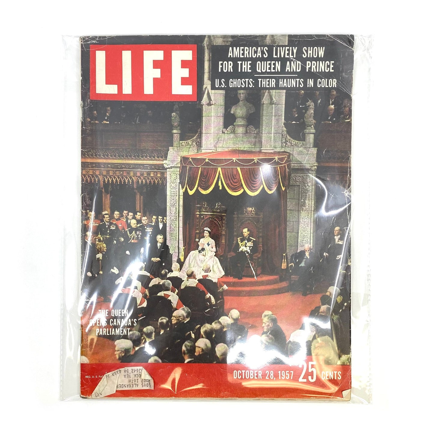 Vintage LIFE Magazine “The Queen Opens Canada’s Parliament” - Oct 28, 1957