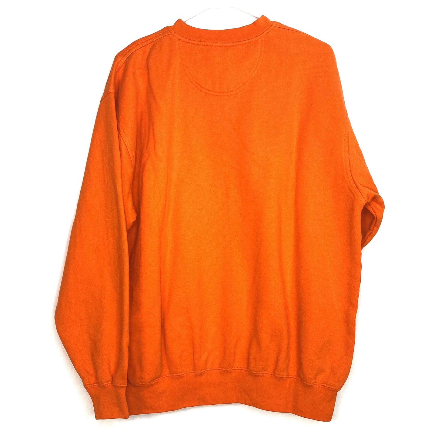 Denver Broncos Mens Size XL Orange NFL Crew Neck Sweatshirt Football Embroidered AFC West