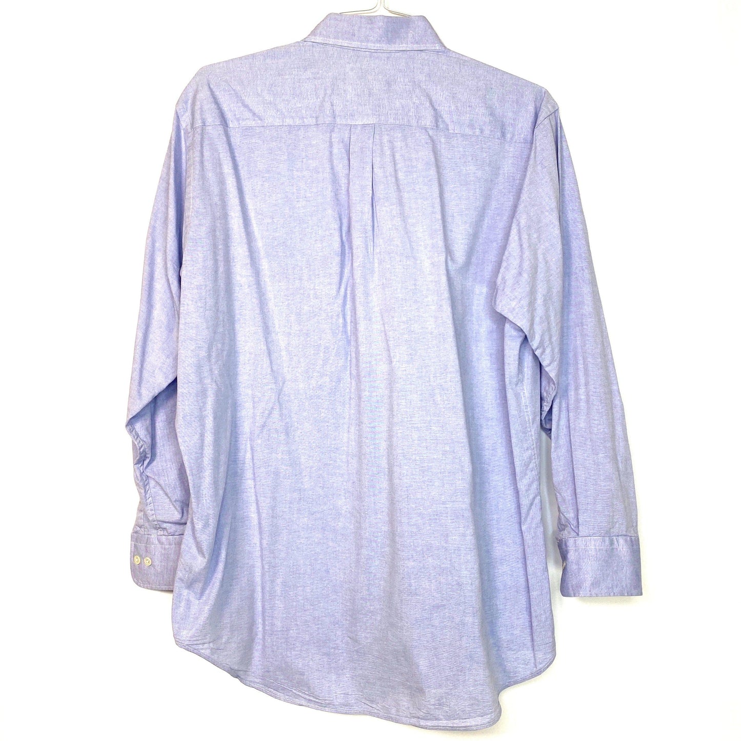 Chaps Ralph Lauren Mens Size XL Dress Shirt Blue Button Down Long Sleeve