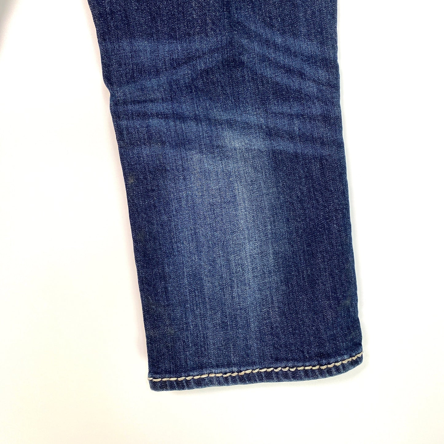 Vigoss Womens New York Capri Size 9/10 Length 21 Blue Denim