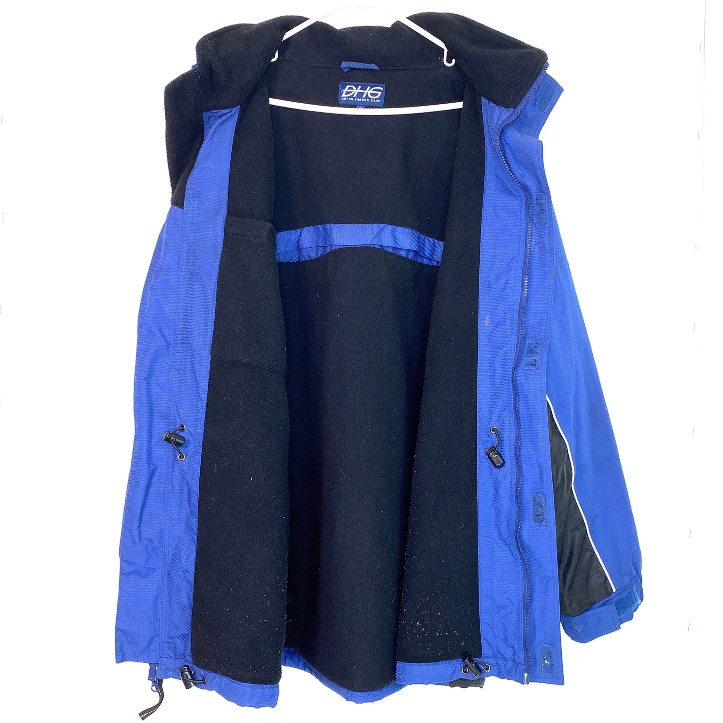 Dutch Harbor Gear Mens Size XL Blue All-Weather Coat Jacket Union Pacific
