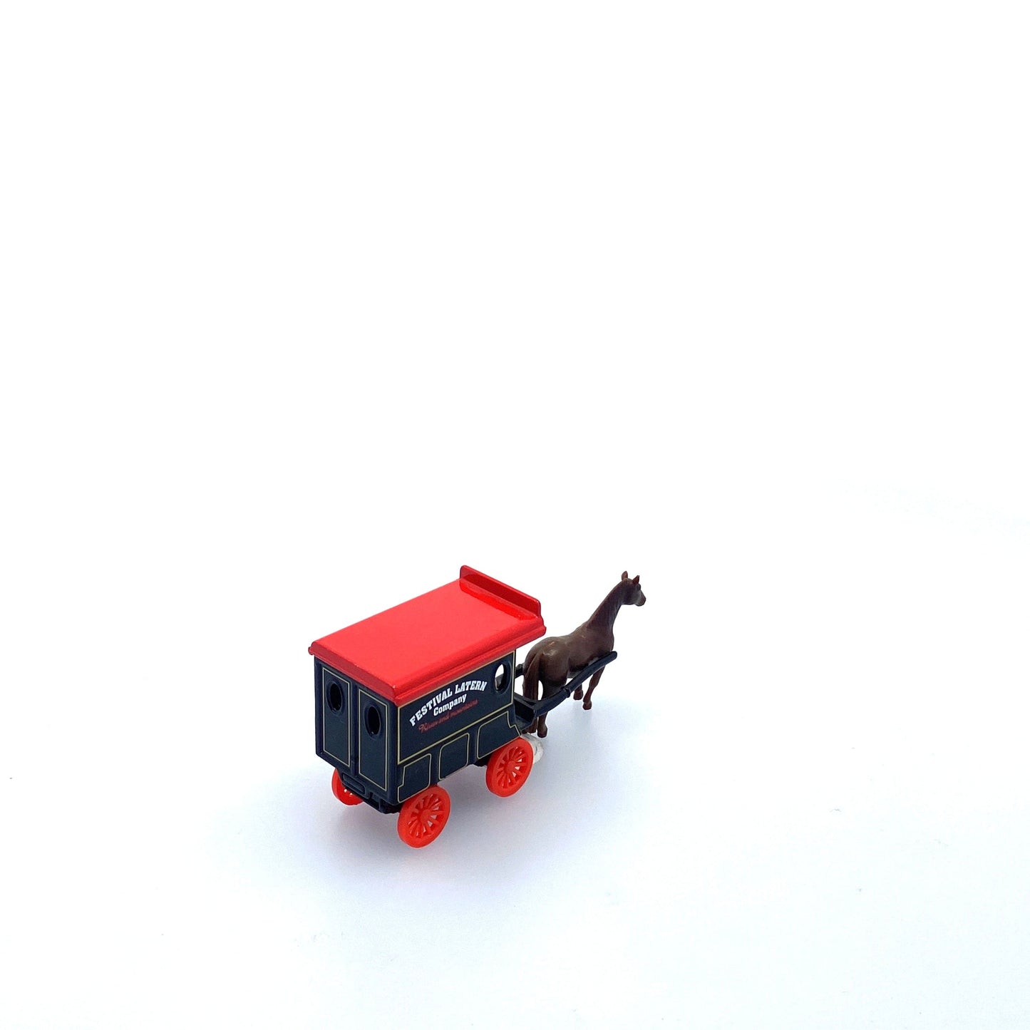 Vintage Olden Days “Festival Lantern Company” Horse-Drawn Delivery Wagon | Diecast Toy Vehicle