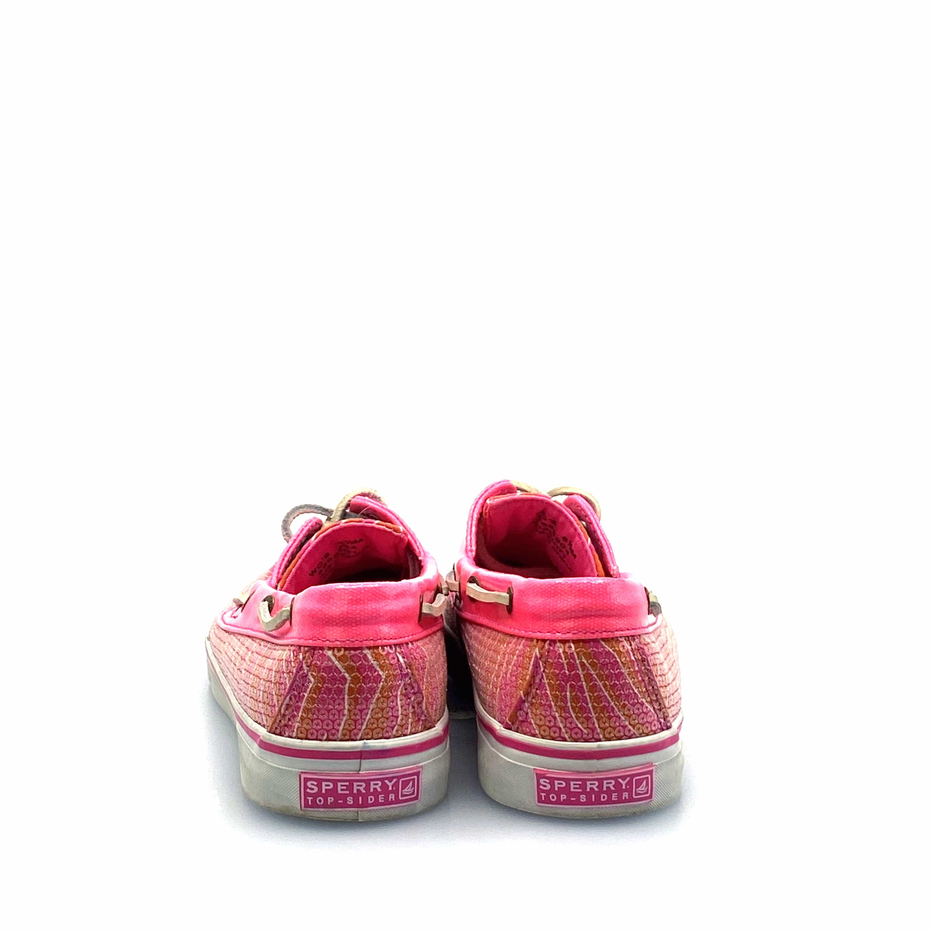 Pink deals sequin sperrys