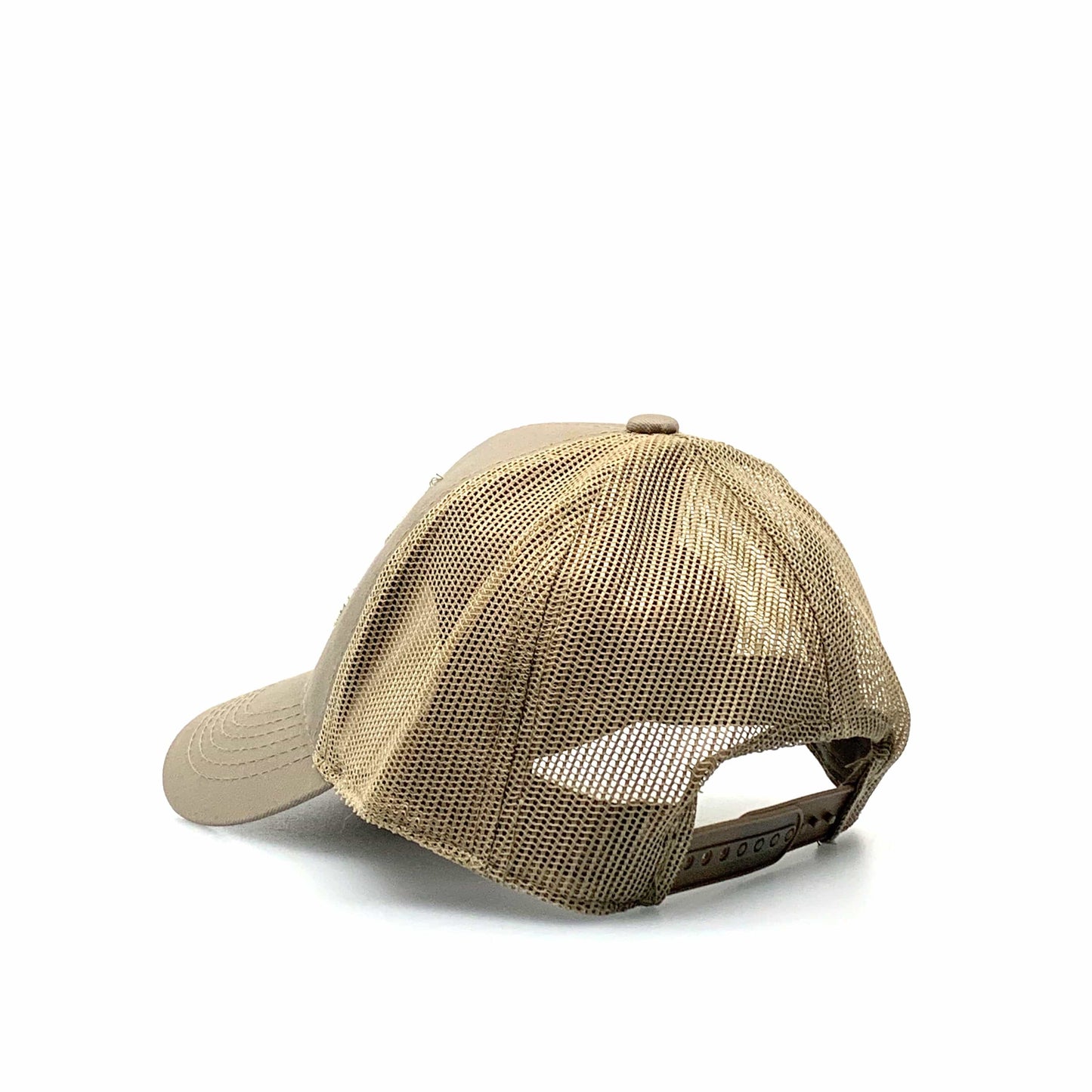 Mossy Oak Fishing Mens Mesh SnapBack Trucker Hat Beige OSFM