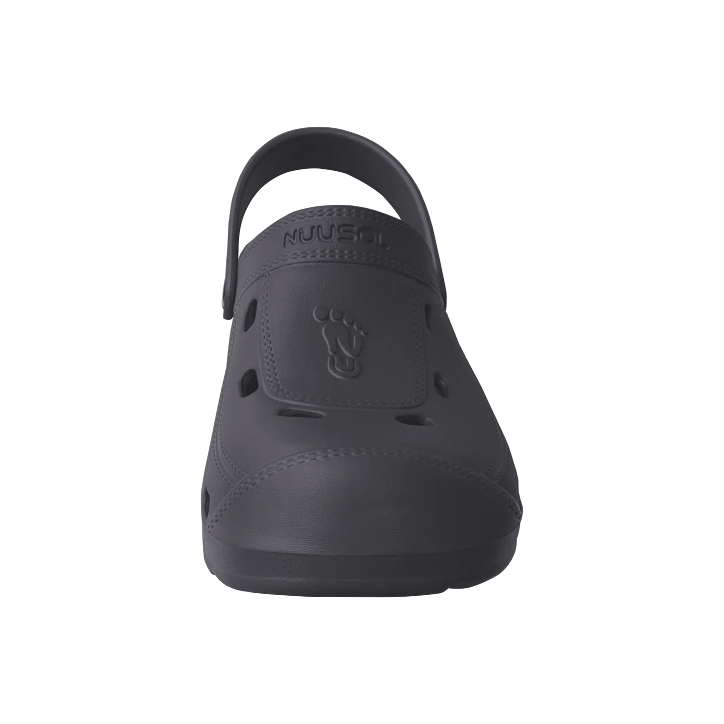 Nuu Sol Mens Size 8 Black Rubber “McCall Clog” Clogs Shoes