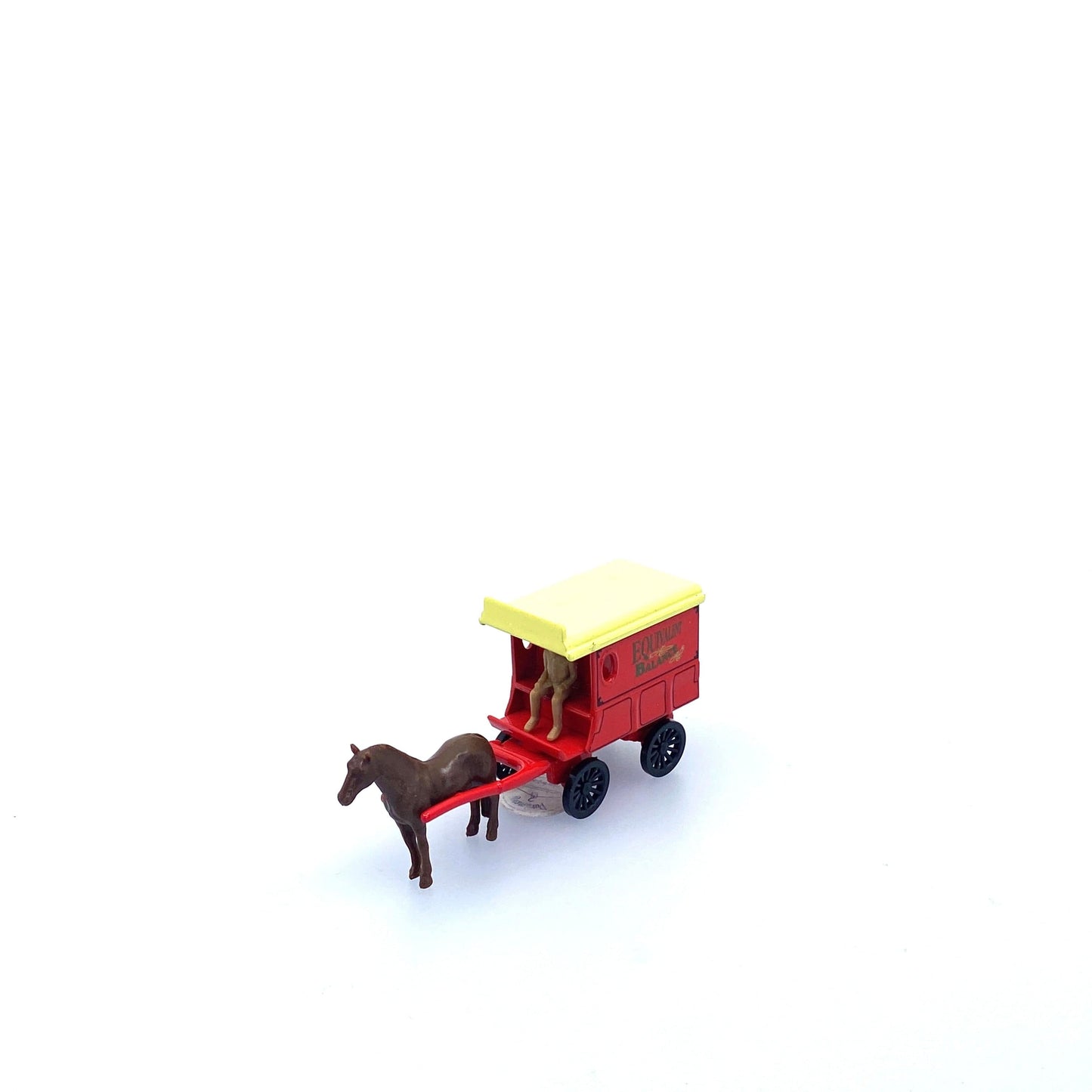 Vintage Olden Days “Equivalent Balance” Horse-Drawn Delivery Wagon | Diecast Toy Vehicle