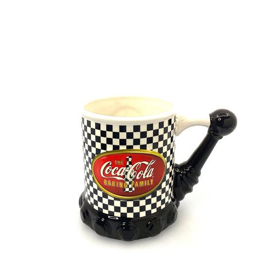 Coca-Cola Official Soft Drink of Nascar Gear Shift Ceramic Coffee Cup Mug