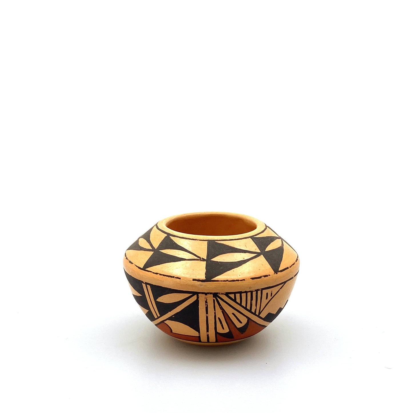 Native American Hopi Painted Polychrome Pottery Bowl