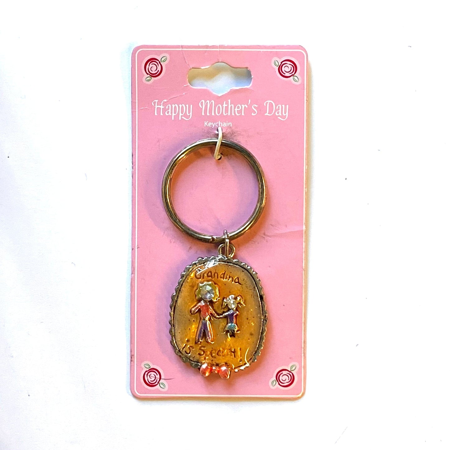 Happy Mothers Day “Grandma is Special” Keychain Key Ring Metal