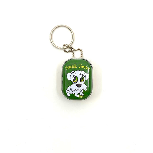 Novelty “Scottish Terrier” Pendant Charm Box Keychain Key Ring