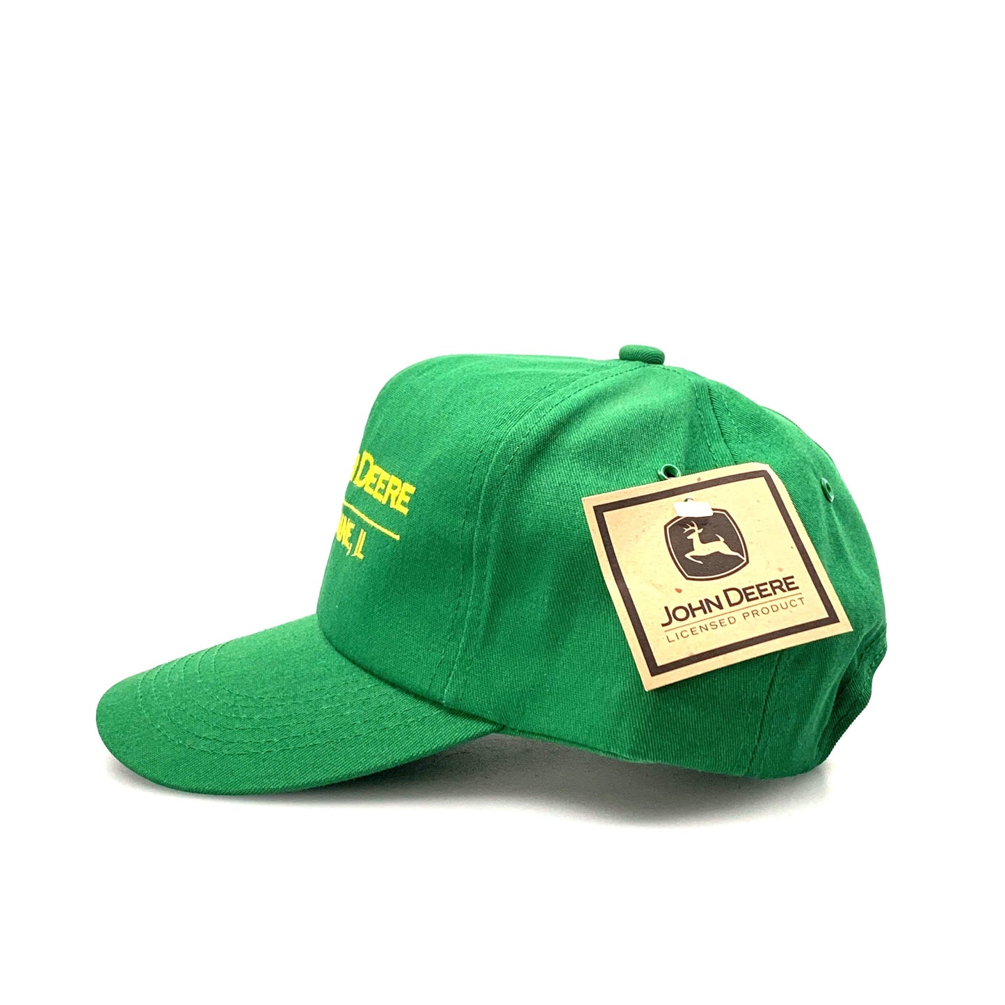 John Deere Moline, IL Trucker Hat SnapBack OS Green Baseball Cap