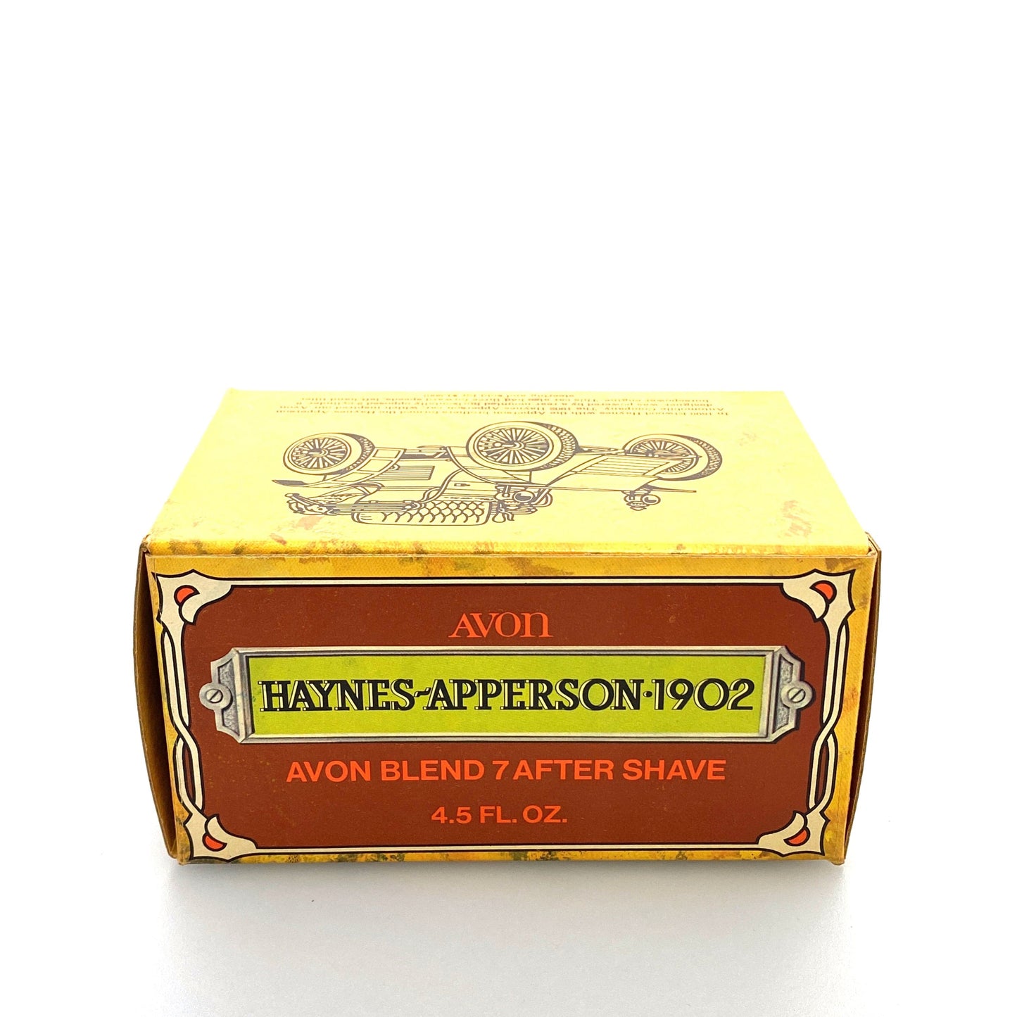 Vintage Avon Aftershave “Haynes-Apperson 1902” Avon Blend 7 4.5fl Oz Bottle Full