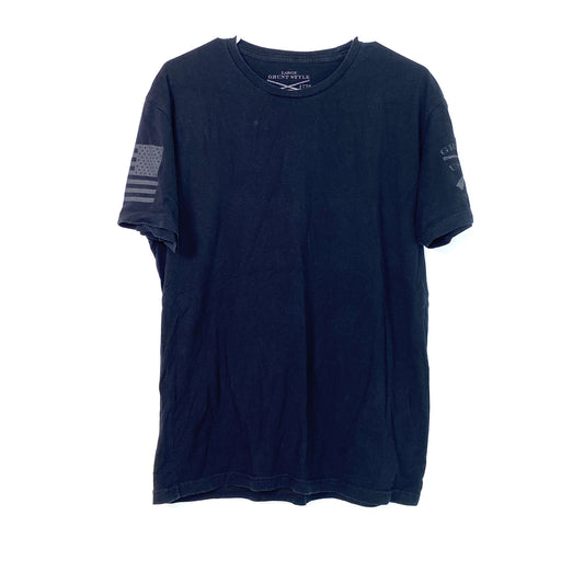 Grunt Style Mens Size L Black T-Shirt Short Sleeve - Standard Issue