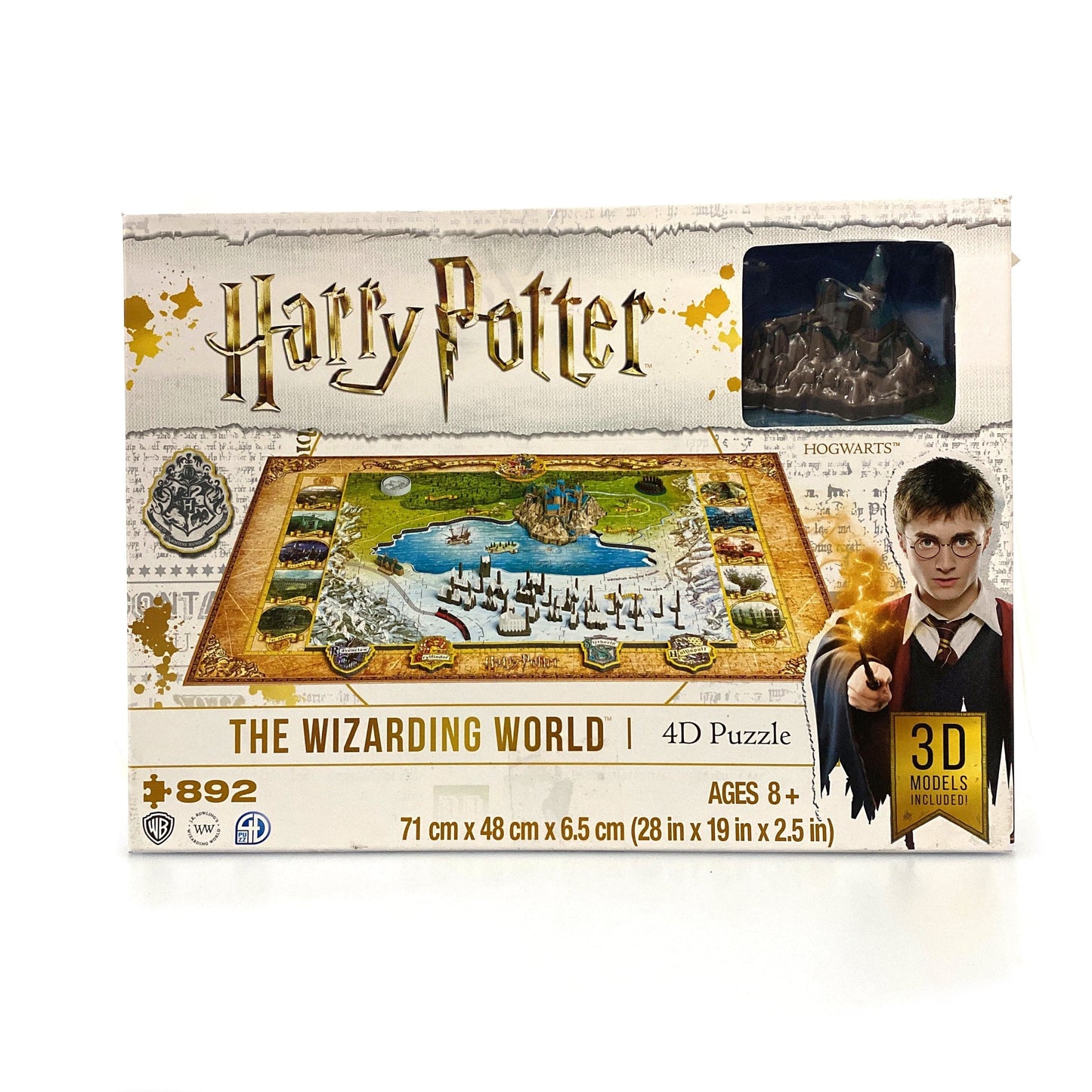 Harry Potter 4D | The Wizarding World 4D Puzzle | 892 Pc | Ages 8+ | New