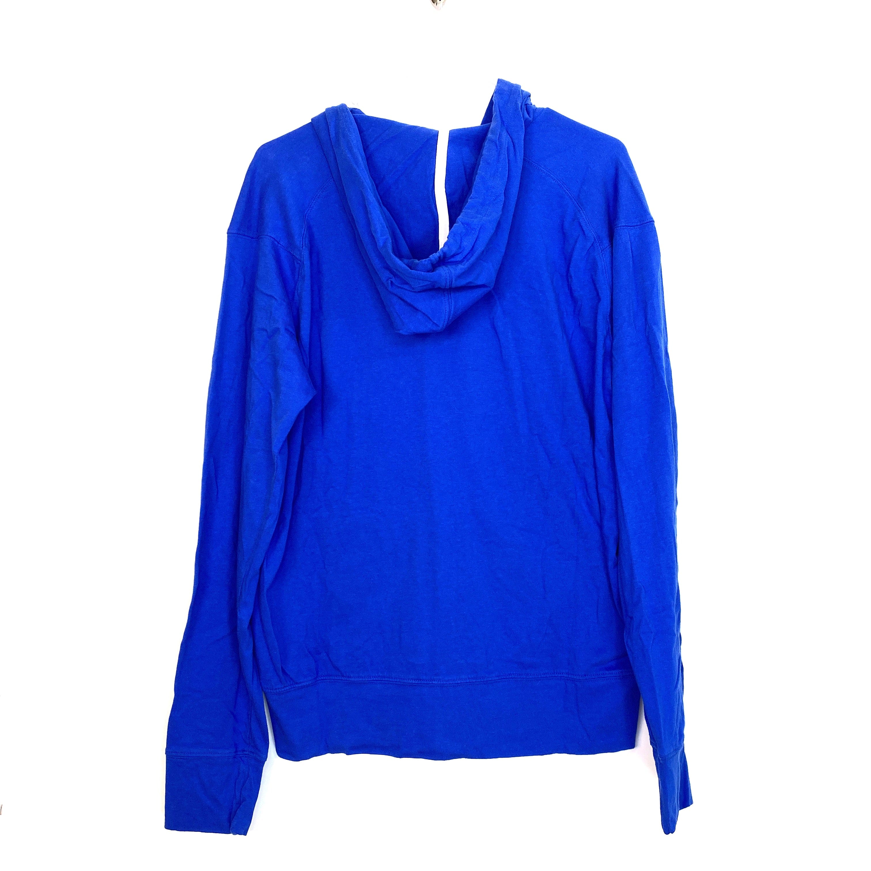 Plain blue nike discount hoodie