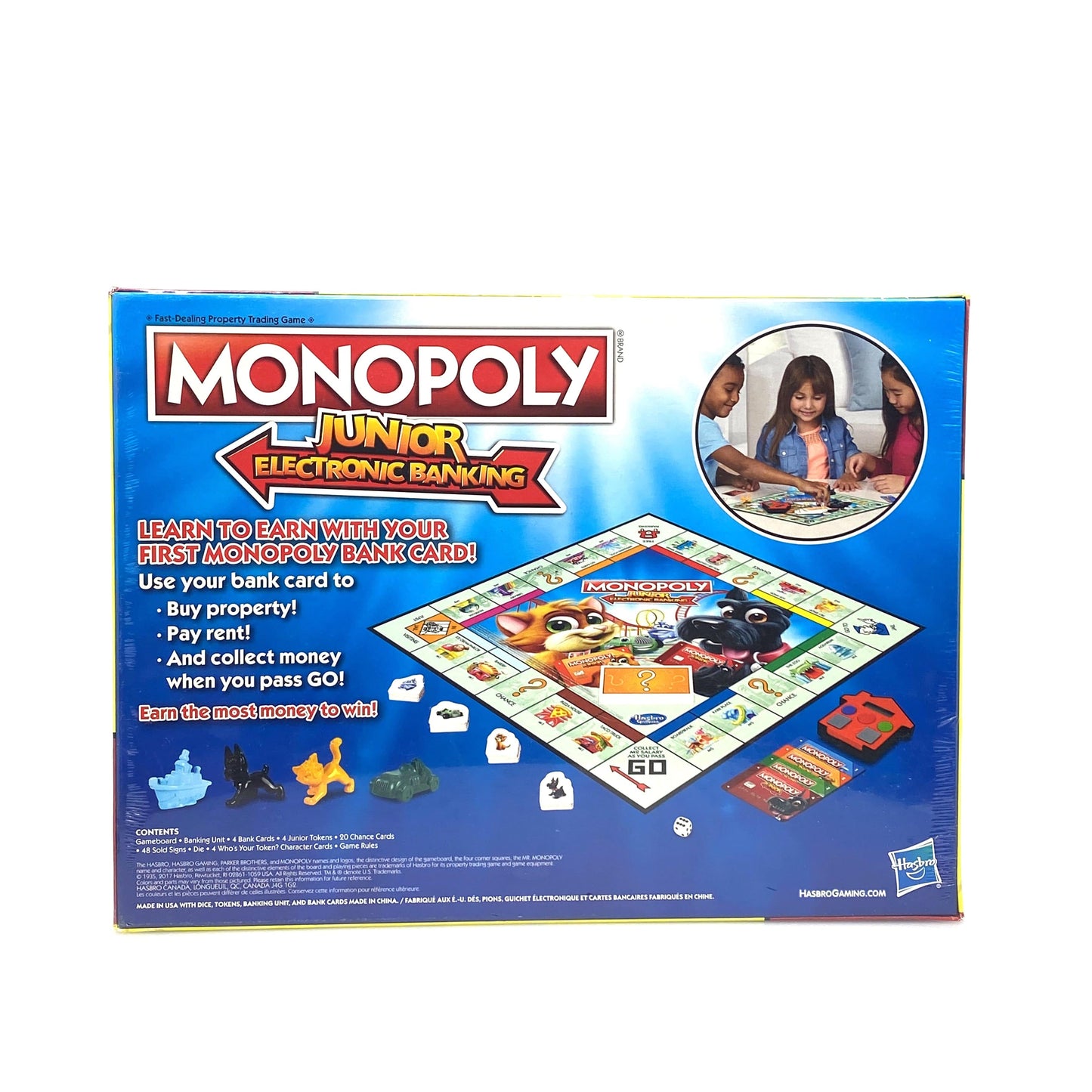 Hasbro Monopoly Junior Electronic Banking Game NIB